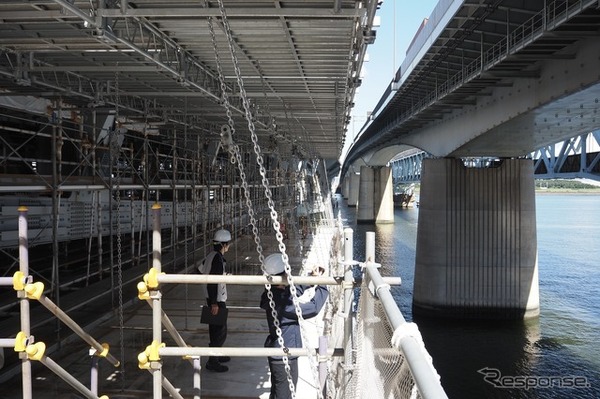 首都高荒川湾岸橋の大規模修繕