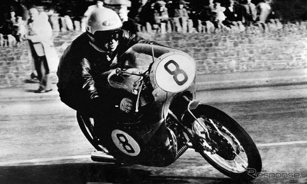 1959年マン島T.T.レース、ホンダ RC142と谷口尚己選手
