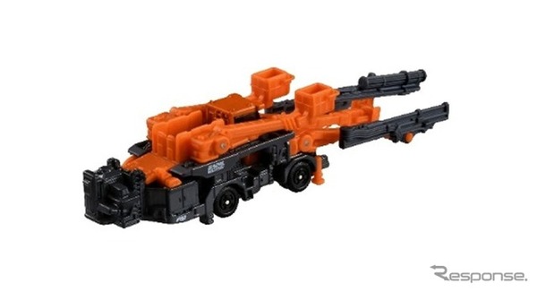 「トミカ No.136 古河ロックドリル ボルティンガー（B32RL）」