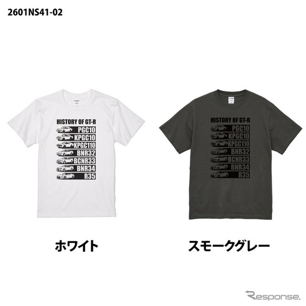 「NISSAN HISTORY OF GT-R Tシャツ」