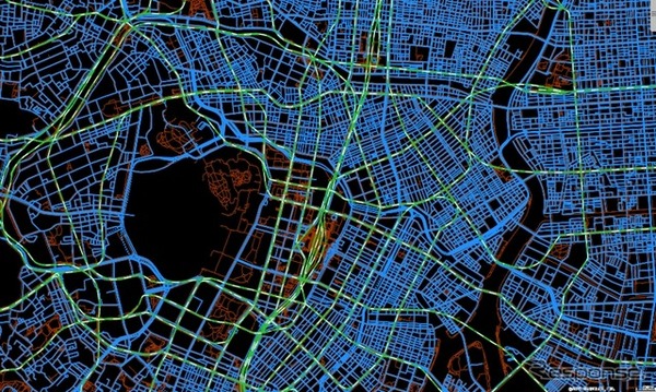 「Mobility based Network」では日本全国の様々な通路のネットワークデータを管理　