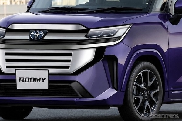 トヨタ ルーミー 次期型の予想CG