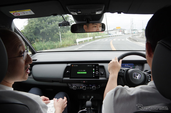 ホンダが開発中の四輪向け運転診断技術を体験。「褒めて伸ばす」ことを念頭に置いたという