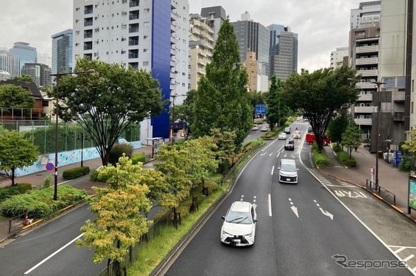 法定速度60km/hとなる一般道路の例