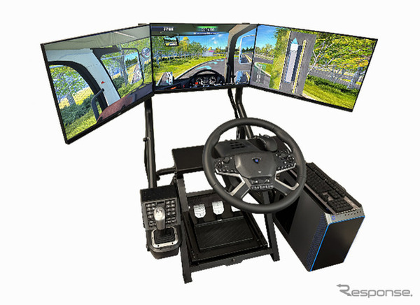ホリが開発する自動車教習シミュレーター