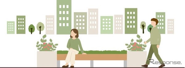 東京・中央通りで社会実験「ひと歩き・ひと休みプロジェクト」