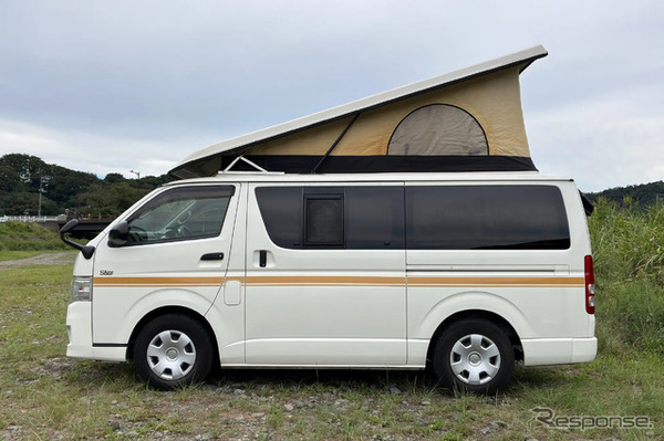 キャンピングカー「SAny.VAN ポップアップルーム」