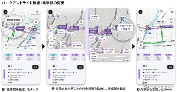パークアンドライド機能