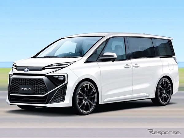 トヨタ ヴォクシー 次期型の予想CG