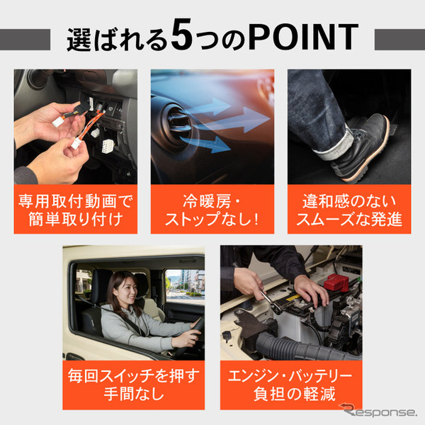 クラフトワークスのスズキ『ハスラー』専用アイドリングストップキャンセラー
