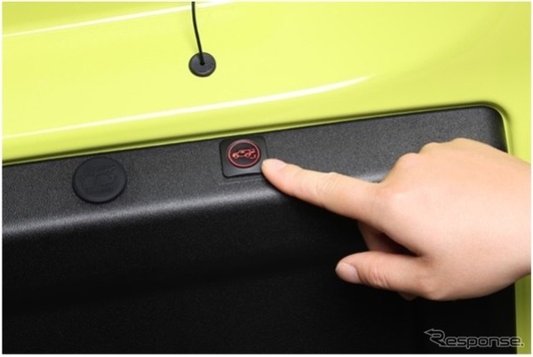 KTX-ERG-JI-64 ジムニー専用電動リアゲート：2つの方法で電動開閉が可能