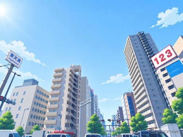 東天満交差点（イメージ）