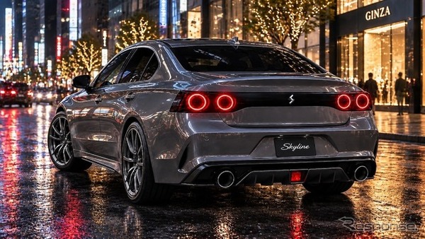 日産 スカイライン 次期型の予想CG