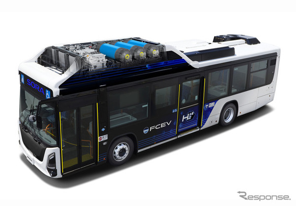 トヨタの新型燃料電池（FC）路線バス『SORA』