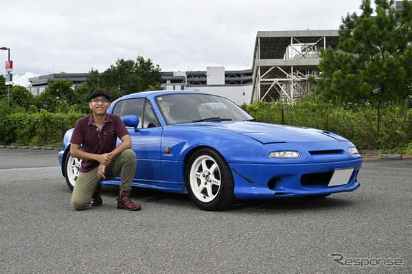 tina@GC8&NA6さん　マツダ・ロードスター NA6CE…CARTUNE ALL USERS MEET神戸