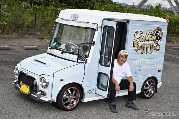 custom-おやぢさん　ミラウォークスルーバン…CARTUNE ALL USERS MEET神戸