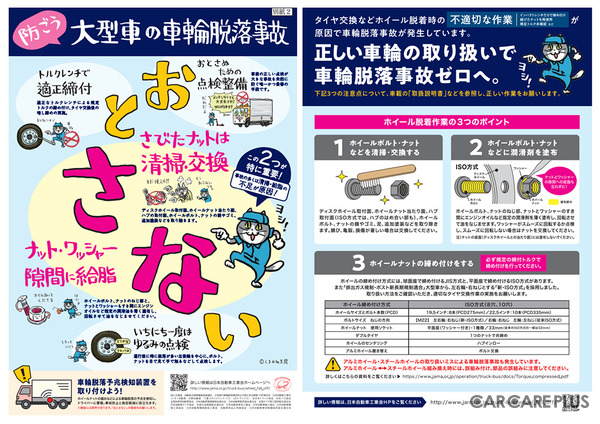 タイヤ脱輪事故防止に貢献、ホイールボルト・ナットの汚れ・サビ対策ツールで効率的に安全性を高める【オートアフターマーケット九州2026】