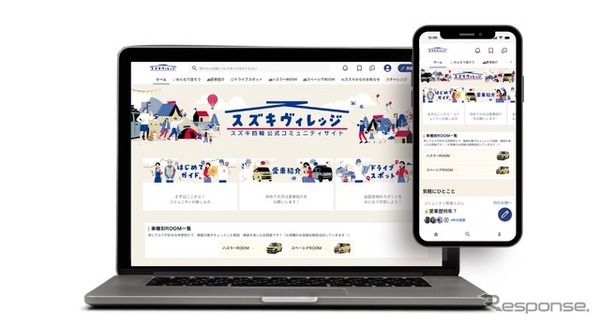 スズキの四輪公式コミュニティサイト「スズキヴィレッジ」（参考画像）