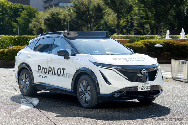 AIドライブ技術を搭載した「次世代ProPILOT」開発試作車