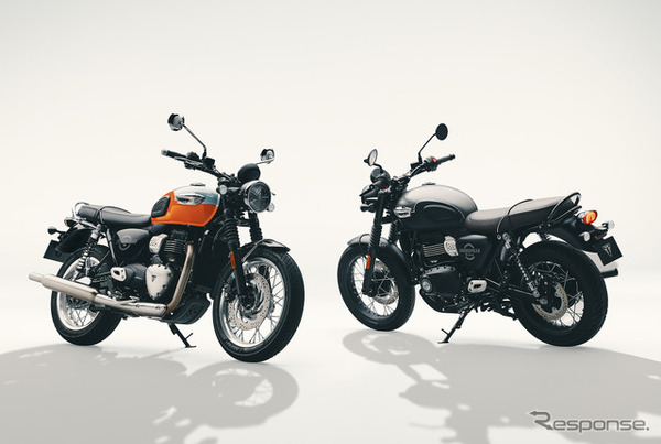 トライアンフ ボンネビル T40とボンネビル T40 ブラック