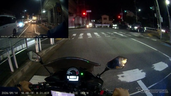 ヘルメット装着型バイク用ドライブレコーダー『BDVR-A002』