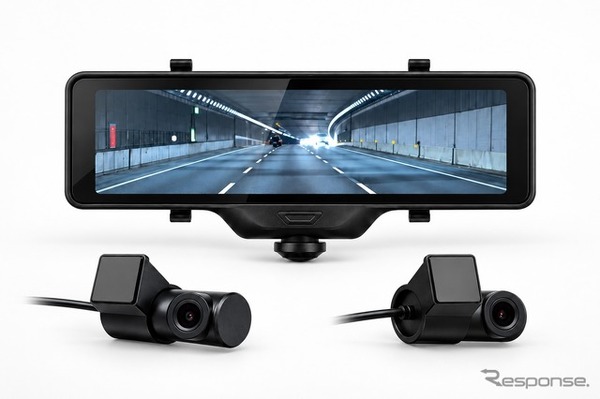 慶洋エンジニアリンの360度カメラ搭載スマートミラー型ドラレコ「AN-R138」