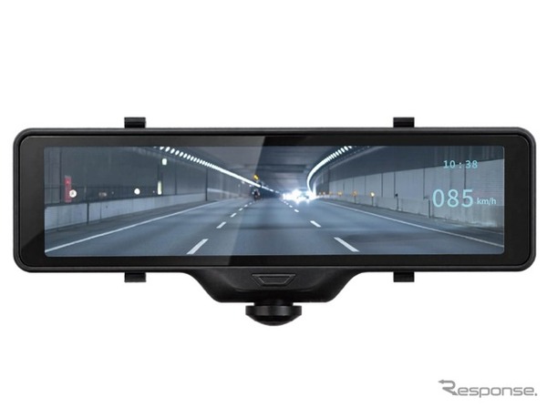 慶洋エンジニアリンの360度カメラ搭載スマートミラー型ドラレコ「AN-R138」