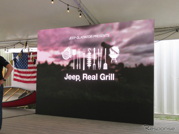 ジープの世界観をBBQで表現した「Jeep Real Grill」