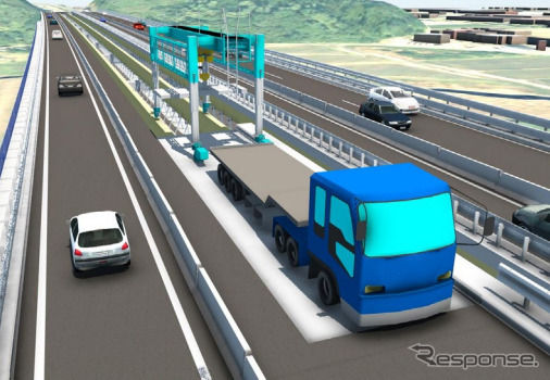 今回の床版架設機による半断面床版取替