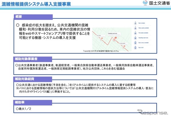 日本版MaaS基盤整備事業の概要