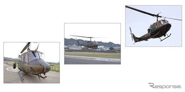 使用航空機：UH-1J
