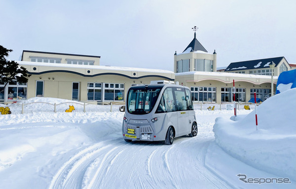雪道での自動運転はハードルが高い！ 北海道東川町で試運行を開始