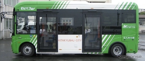 EVモーターズ・ジャパンが北九州市交通局納入したEVバス