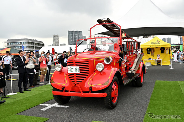 ニッサン180型消防ポンプ自動車（東京国際消防防災展2023）