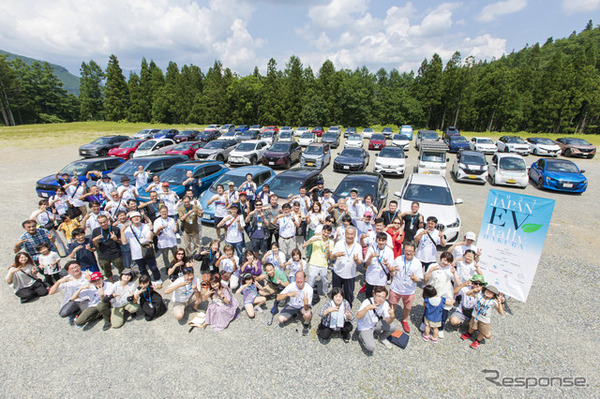 「第10回ジャパンEVラリー白馬2023」が7月22日、23日に開催。72台の電動車が集結した。
