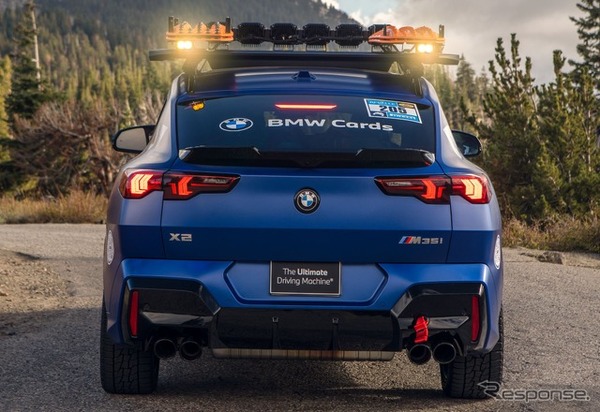 BMW X2 新型の「M35i xDrive」の米「Rebelle Rally」参戦車両