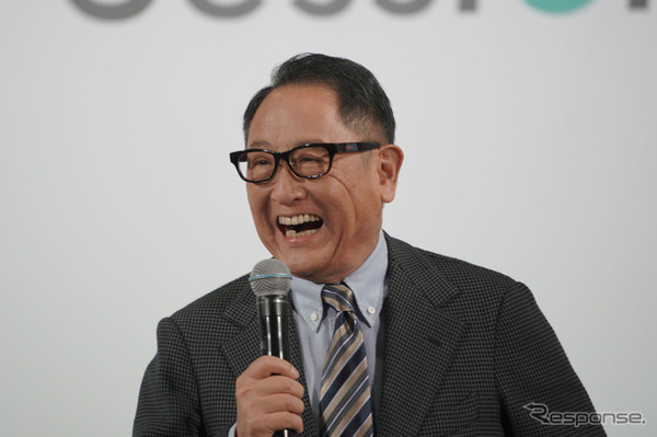 豊田章男自動車工業会会長。