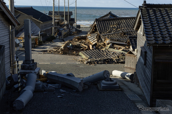 能登半島地震（1月2日、石川県輪島市）