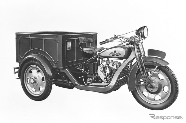 DA型三輪トラック（1931年発売）。マツダの第1号車