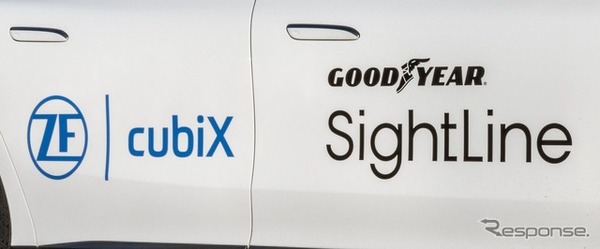 グッドイヤーのタイヤ・インテリジェンス・テクノロジー「Goodyear Sightline（グッドイヤー・サイトライン）」とZFの車両運動制御ソフトウェア「cubiX（キュービックス）」を統合