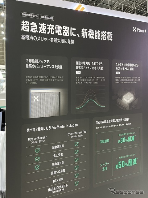 パワーエックスHypercharger Pro（スマートエネルギーウィーク2024）