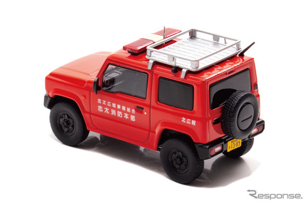 スズキ ジムニー XG（JB64W）2019年モデル 静岡県志太消防本部広報車（1/43スケール）