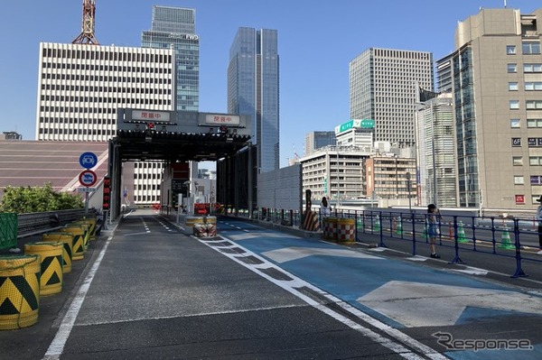 GINZA SKY WALK 2024：西銀座乗継所、神田橋JCT方面