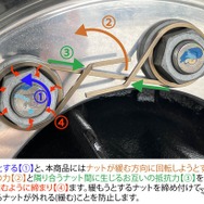 パーマンコーポレーションから画期的な機構でタイヤの脱落を防止する「ナット緩み止めリンク」発売