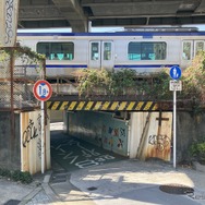 制限高さ1.8m、横須賀線・品川～西大井の北三ツ木ガード