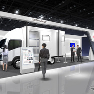 いすゞ、UDトラックスの共同出展ブースイメージ