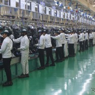 ホンダ、インド西部グジャラート州の第4工場の二輪車生産ライン