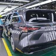 トヨタ自動車の米インディアナ工場で生産されるシエナ