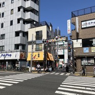 砂町銀座。第2八右エ門ガードはカメラ後方
