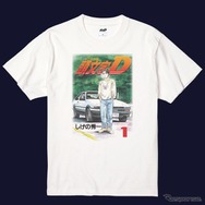『頭文字D』の第1巻表紙をモチーフにした半袖Tシャツ